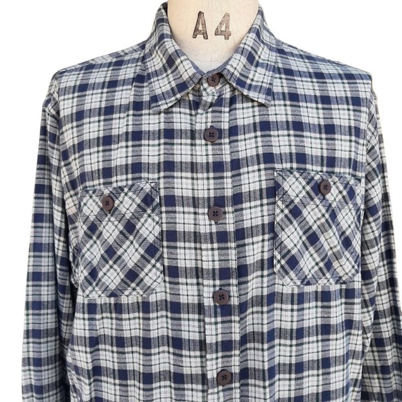 Wrangler Flannel Long Sleeve Button Up XL - Picture 1 of 10